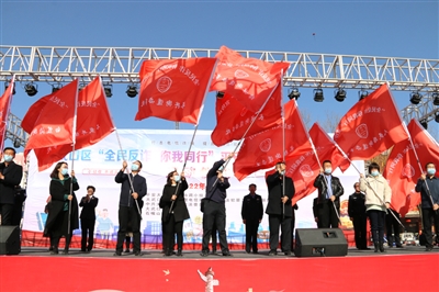 石嘴山市大武口区动员社会力量积极参与反诈人民战争。    （资料图片）